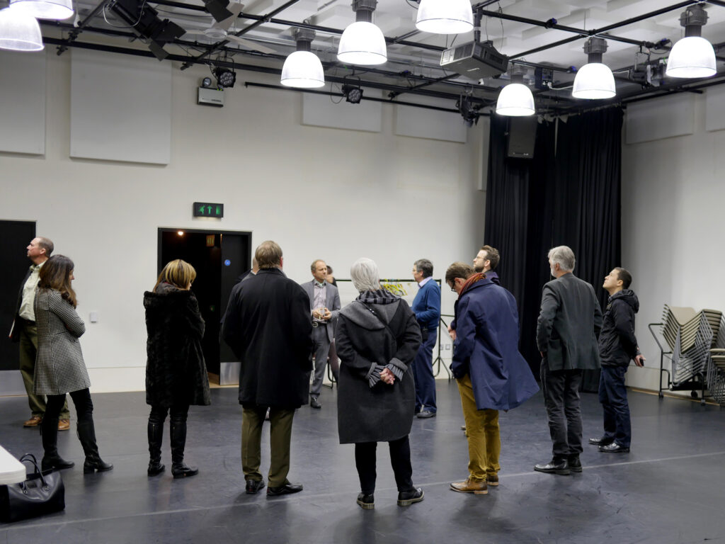The project team visit the Everyman Theatre in Liverpool.