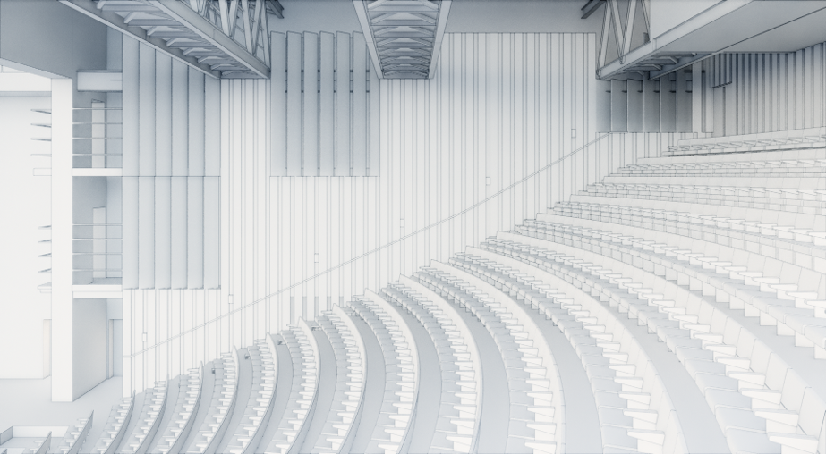 A digital model of the rake.