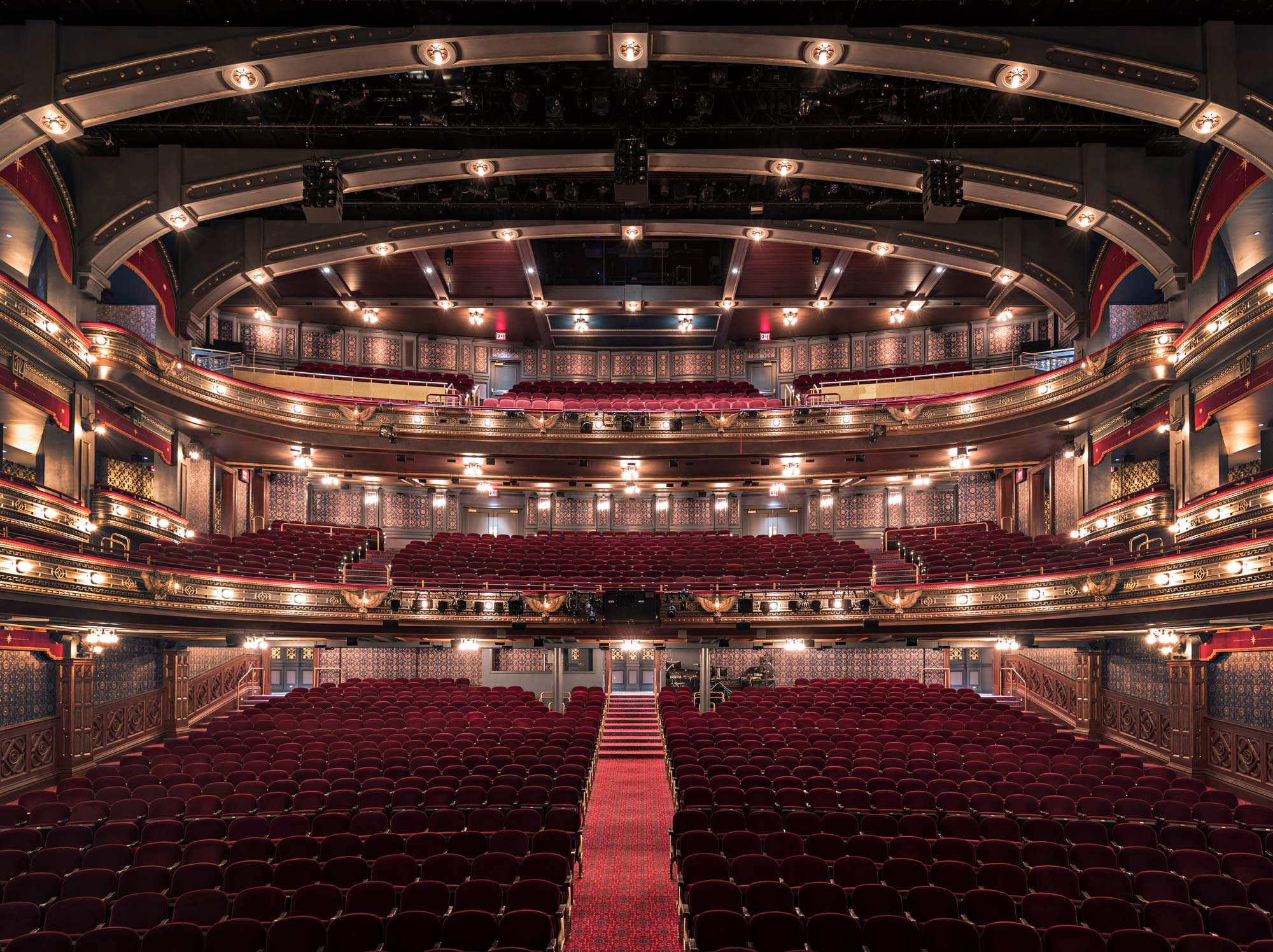 View of the seating area.