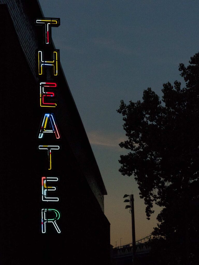 The multicolor stacked neon 