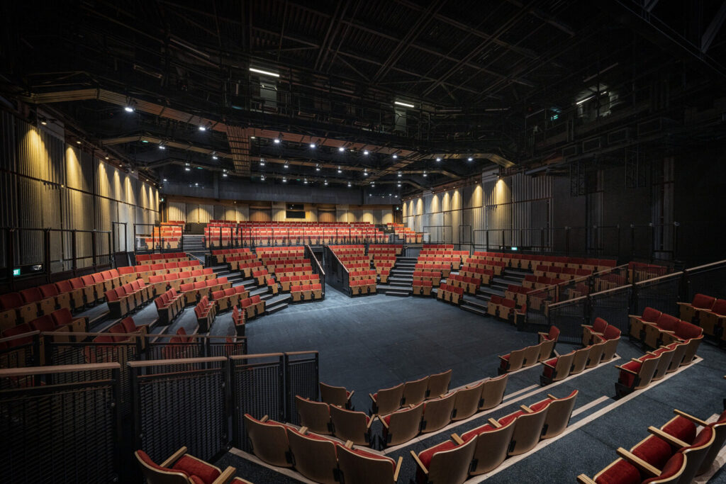 Circular seating area at Singtel Waterfront Theatre